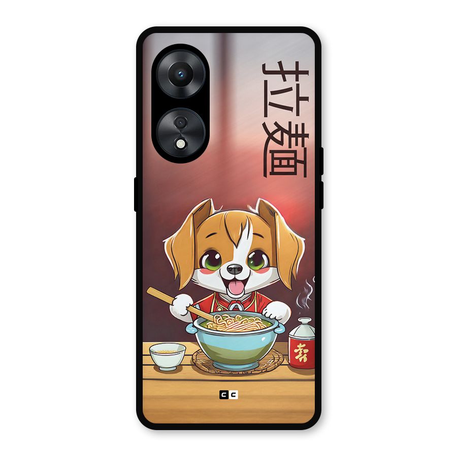 Happy Dog Cooking Metal Back Case for Oppo A78