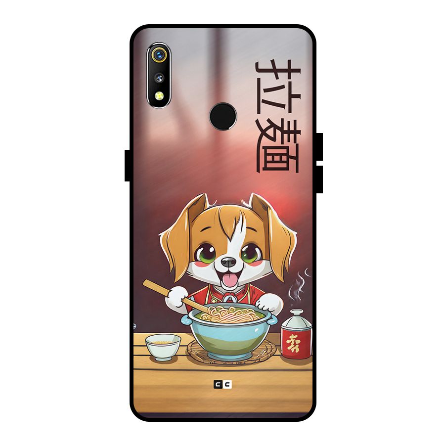Happy Dog Cooking Metal Back Case for Realme 3i