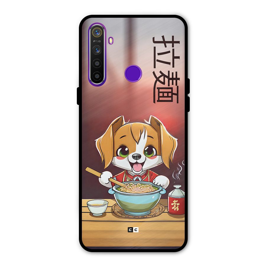 Happy Dog Cooking Metal Back Case for Realme 5i