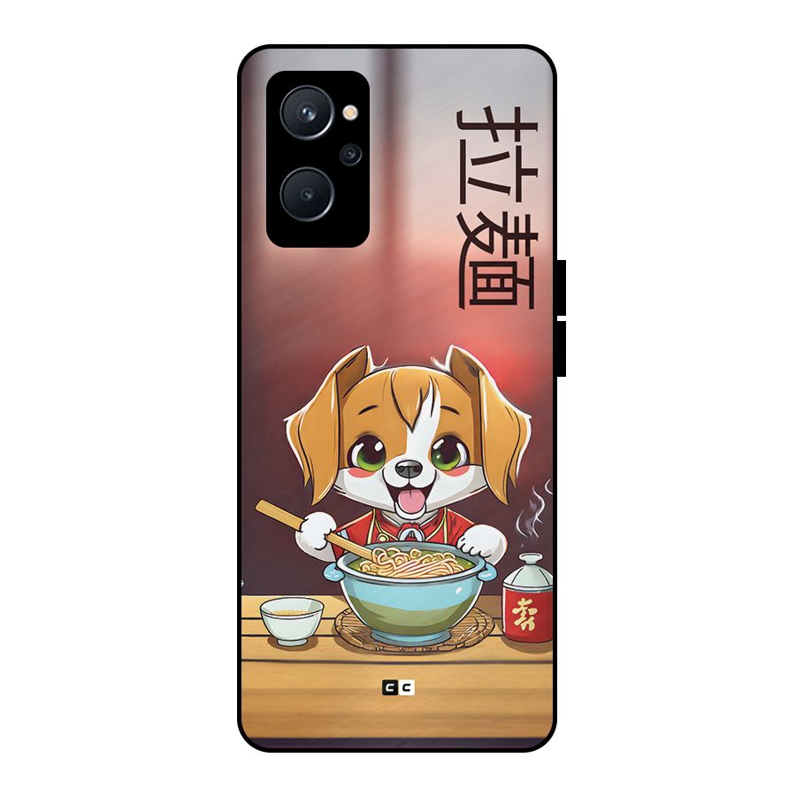 Happy Dog Cooking Metal Back Case for Realme 9i 5G