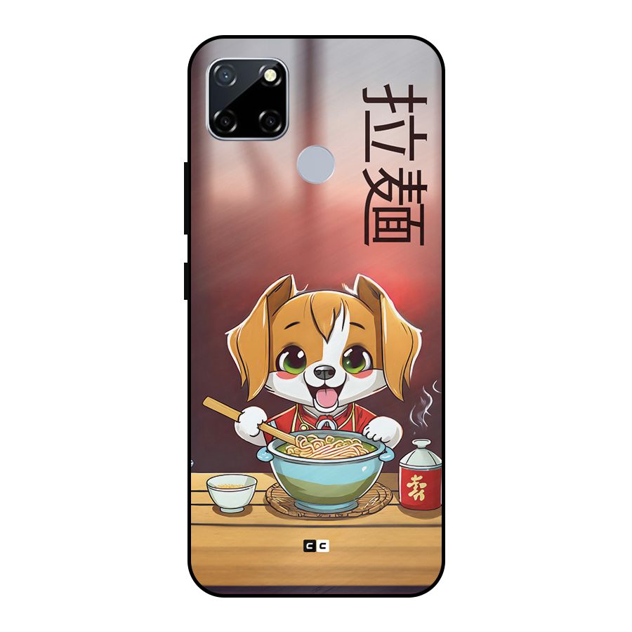 Happy Dog Cooking Metal Back Case for Realme Narzo 30A