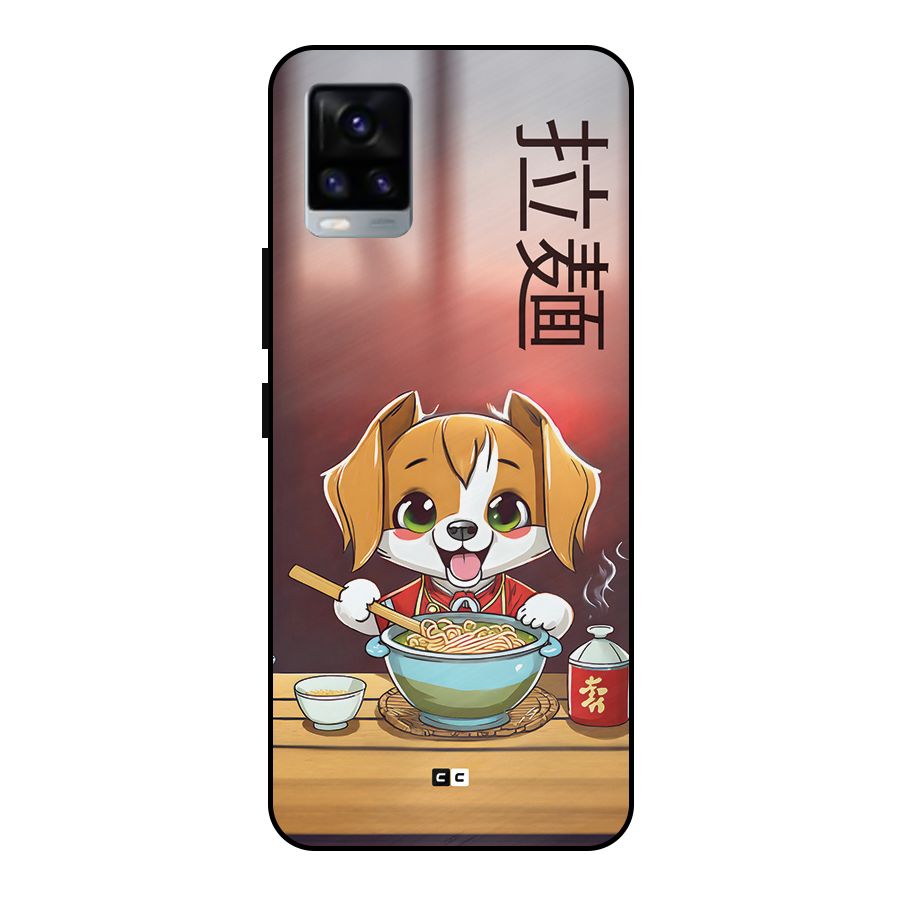 Happy Dog Cooking Metal Back Case for Vivo V20 2021