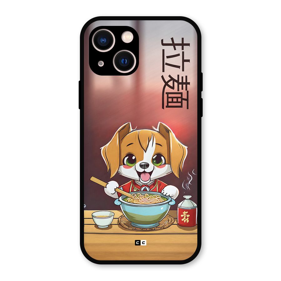 Happy Dog Cooking Metal Back Case for iPhone 13