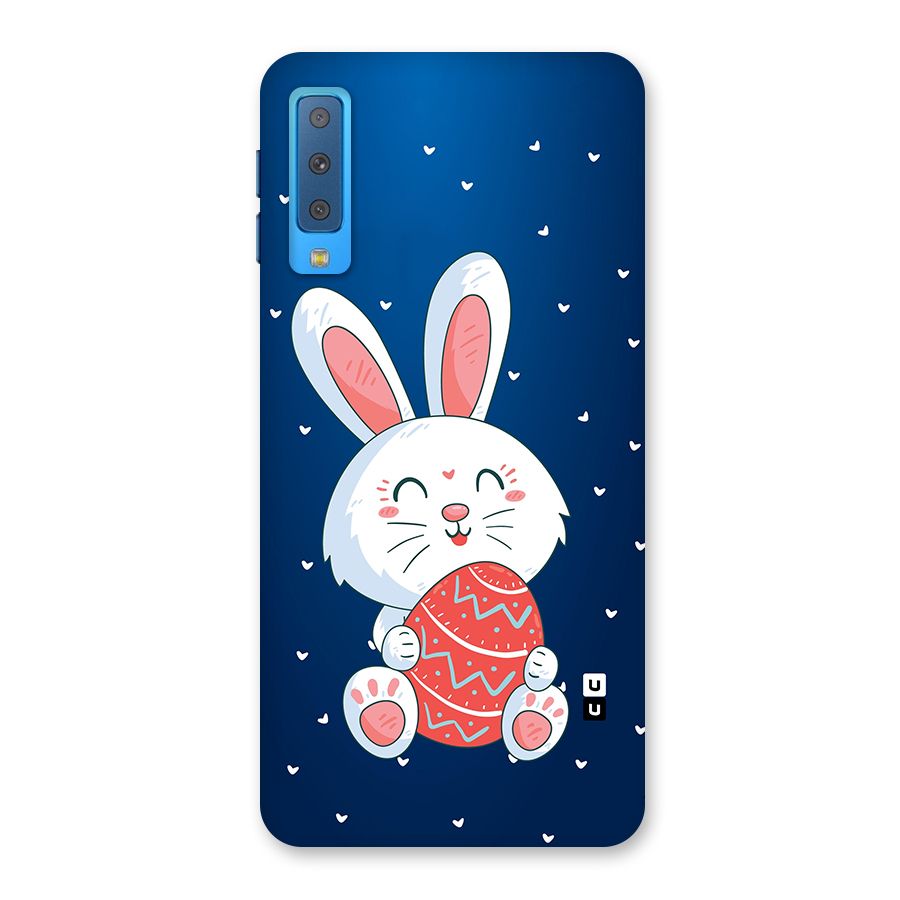 Happy Festive Bunny Back Case for Galaxy A7 (2018)