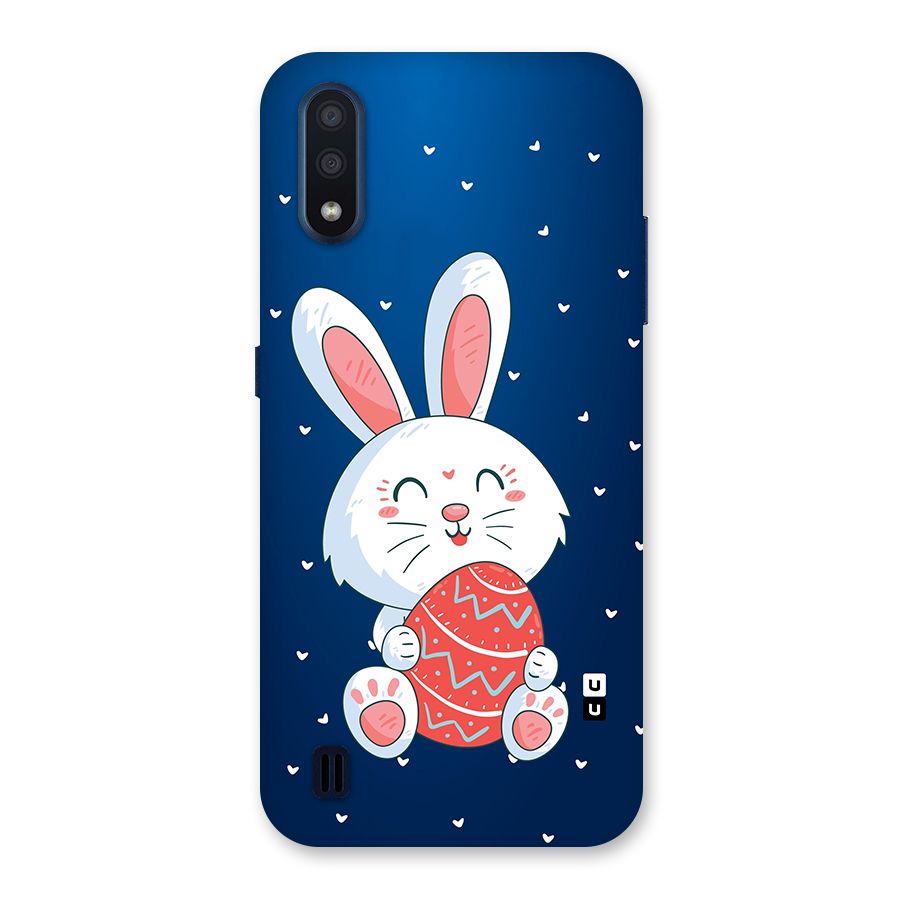 Happy Festive Bunny Back Case for Galaxy M01