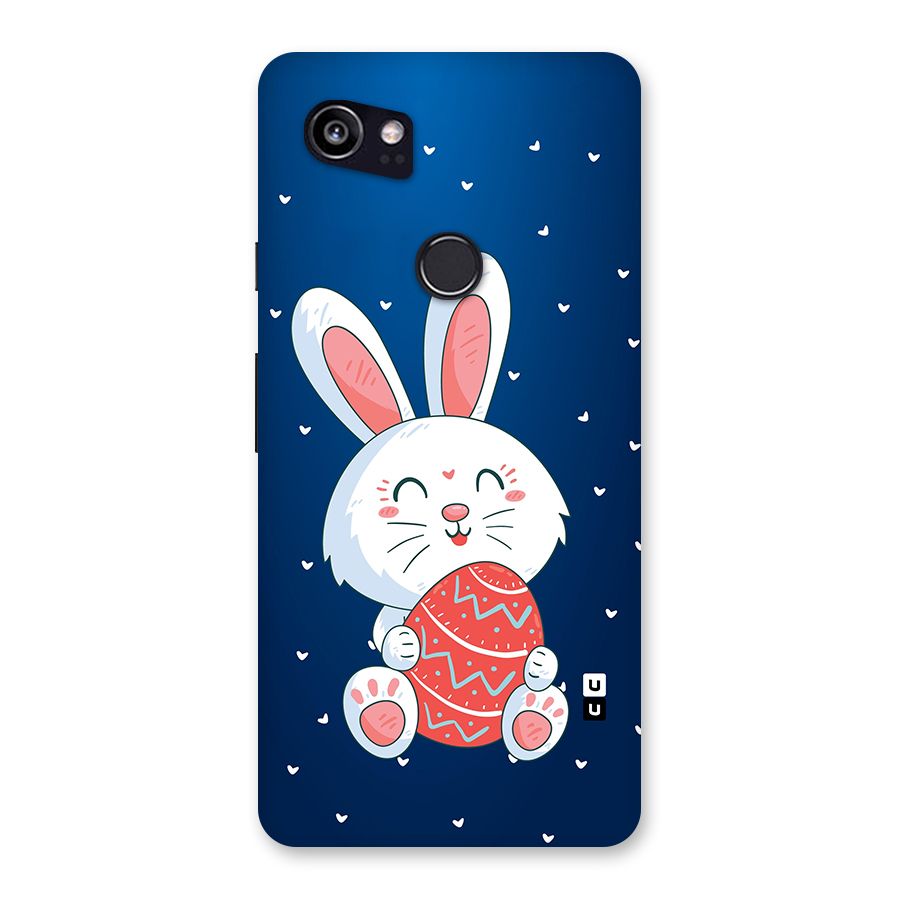 Happy Festive Bunny Back Case for Google Pixel 2 XL