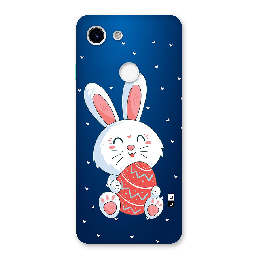 Happy Festive Bunny Back Case for Google Pixel 3