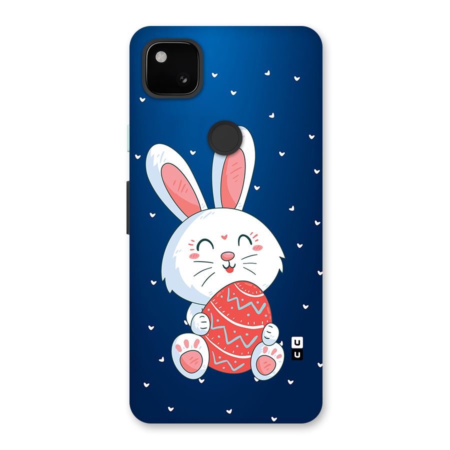 Happy Festive Bunny Glass Back Case for Google Pixel 4a