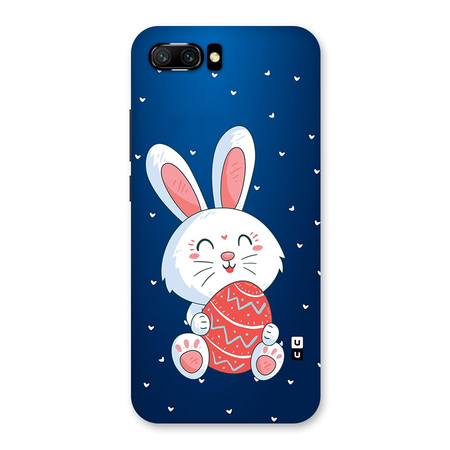 Happy Festive Bunny Back Case for Honor 10