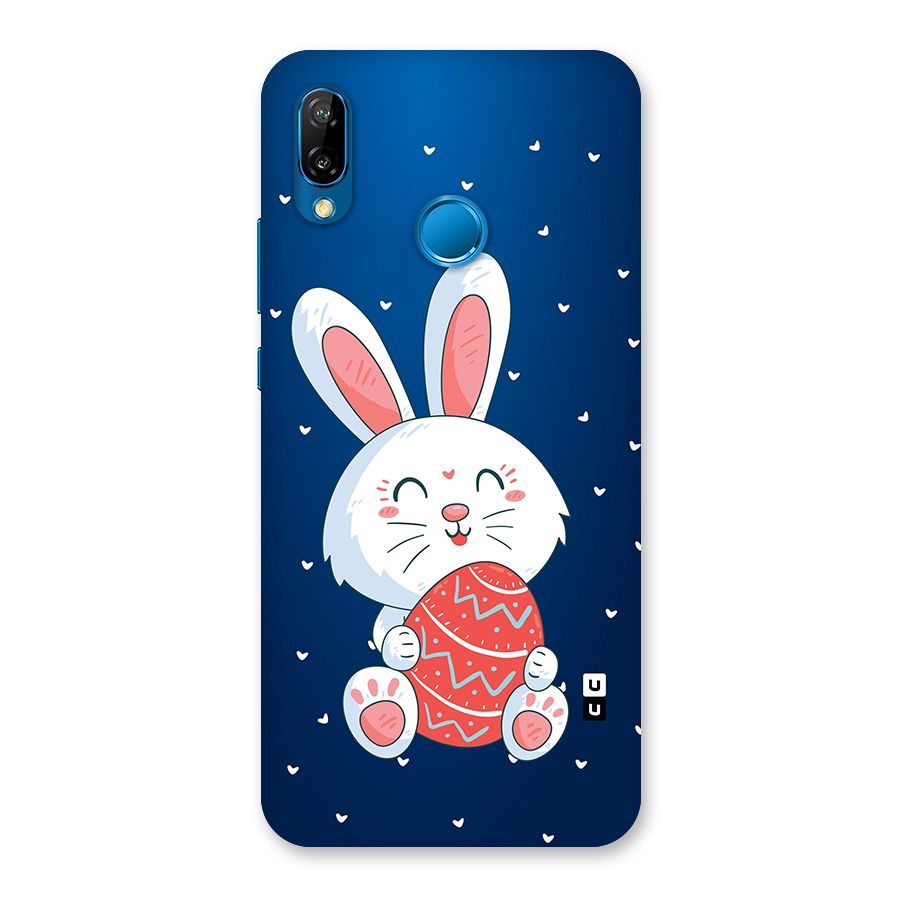 Happy Festive Bunny Back Case for Huawei P20 Lite