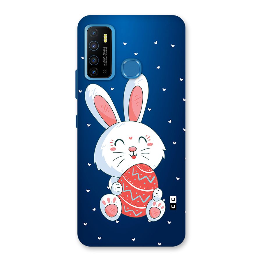 Happy Festive Bunny Back Case for Infinix Hot 9