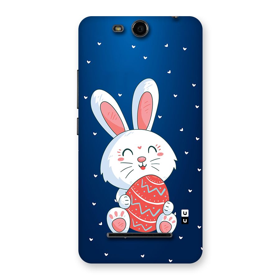 Happy Festive Bunny Back Case for Micromax Canvas Juice 3 Q392