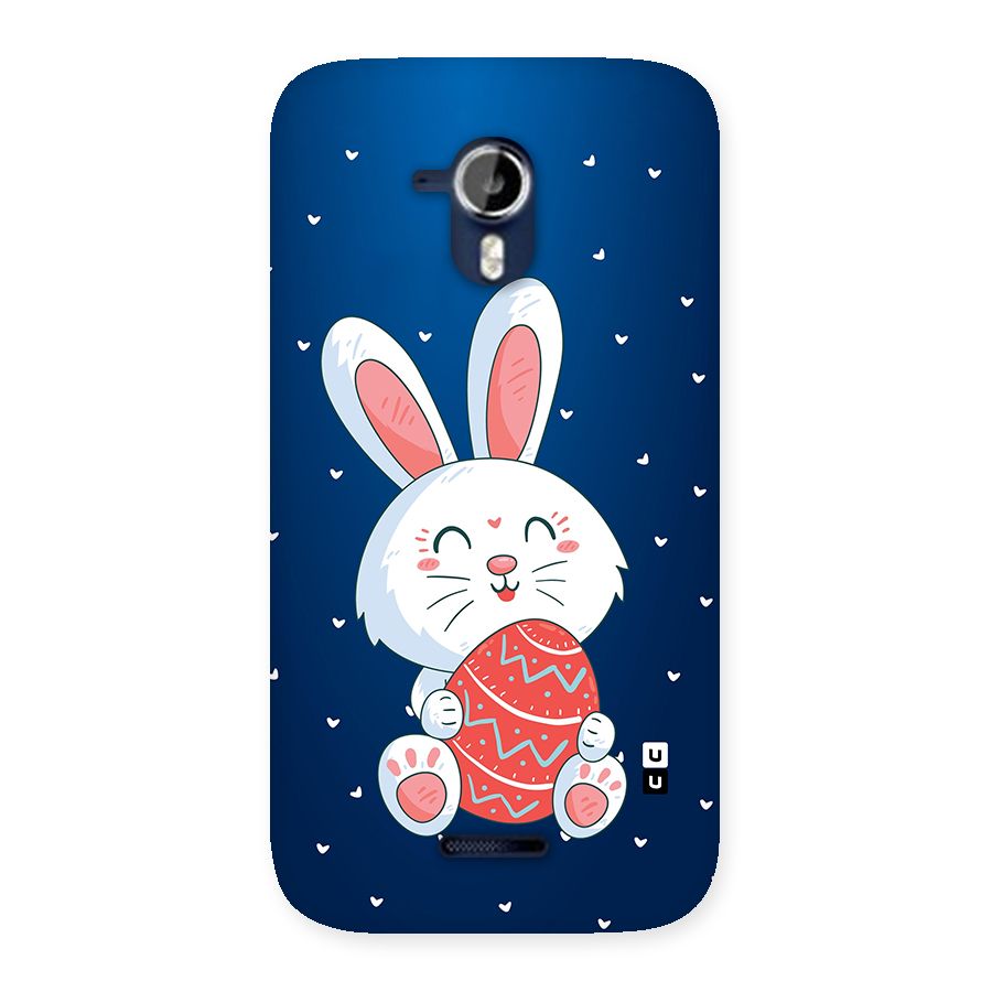Happy Festive Bunny Back Case for Micromax Canvas Magnus A117