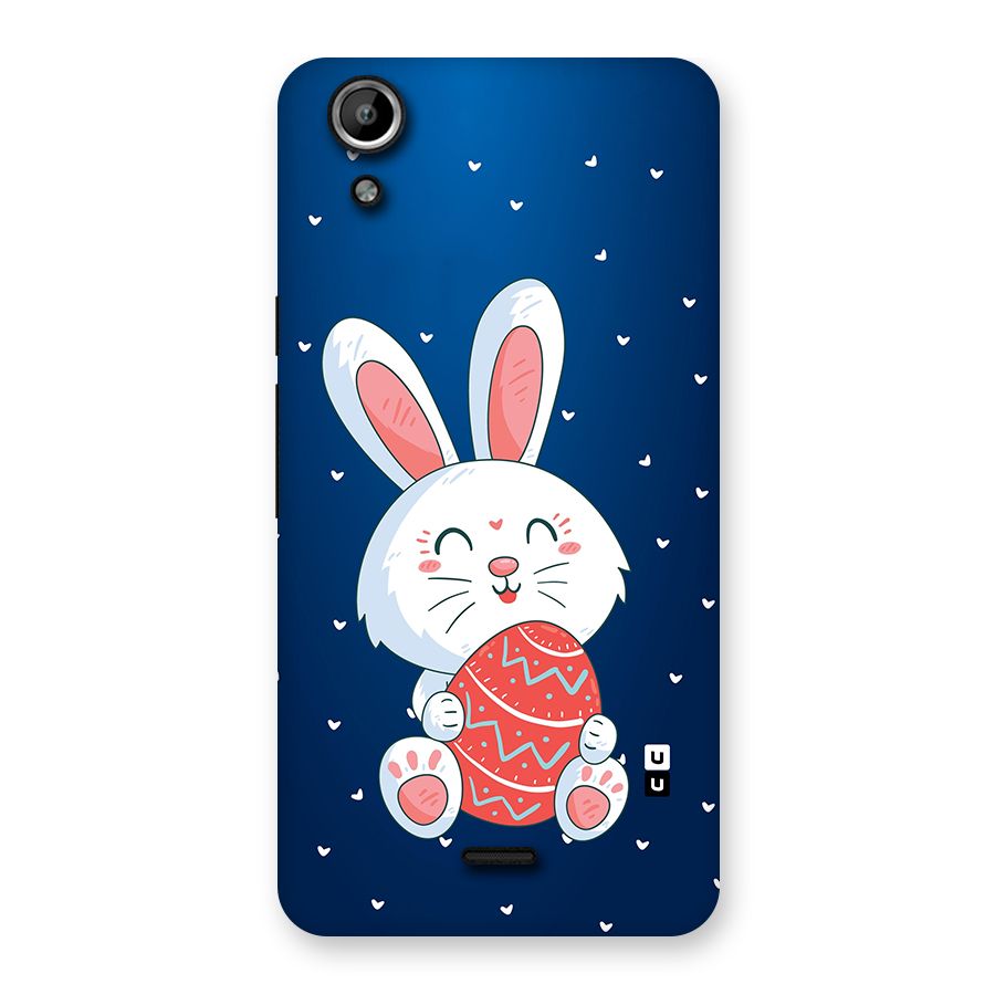 Happy Festive Bunny Back Case for Micromax Canvas Selfie Lens Q345