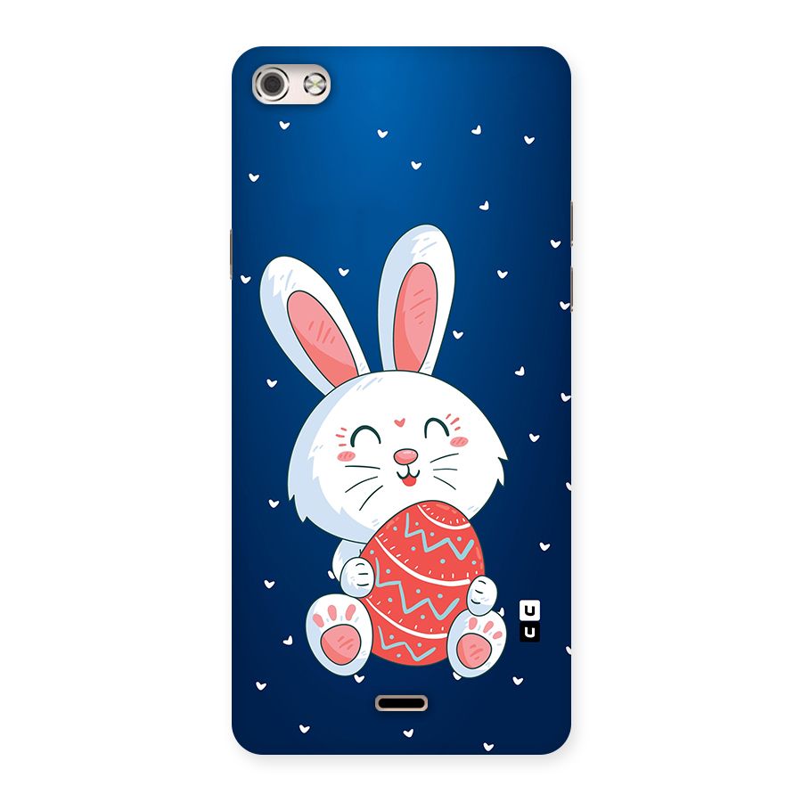 Happy Festive Bunny Back Case for Micromax Canvas Silver 5