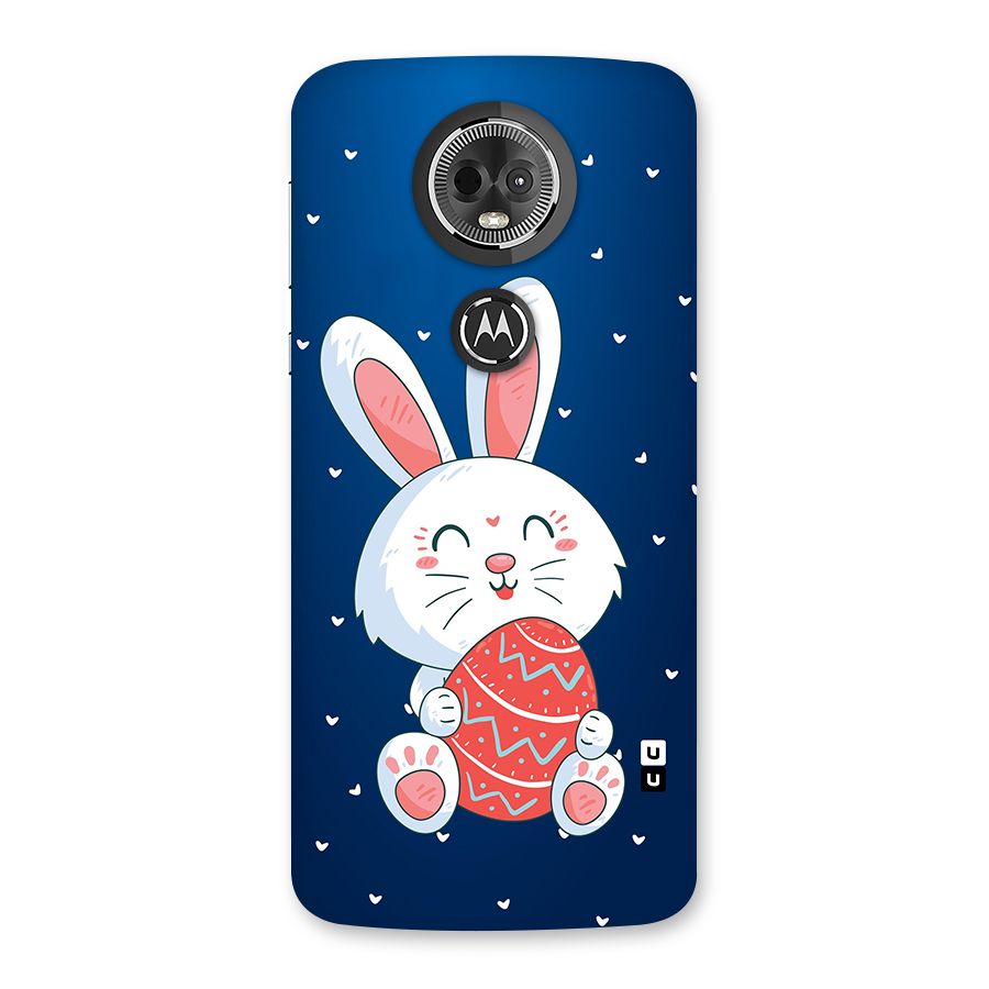 Happy Festive Bunny Back Case for Moto E5 Plus
