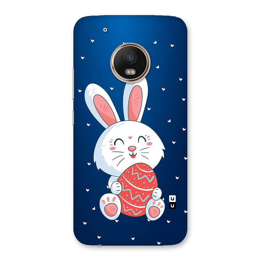 Happy Festive Bunny Back Case for Moto G5 Plus