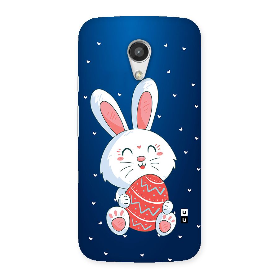 Happy Festive Bunny Back Case for Moto G 2nd Gen