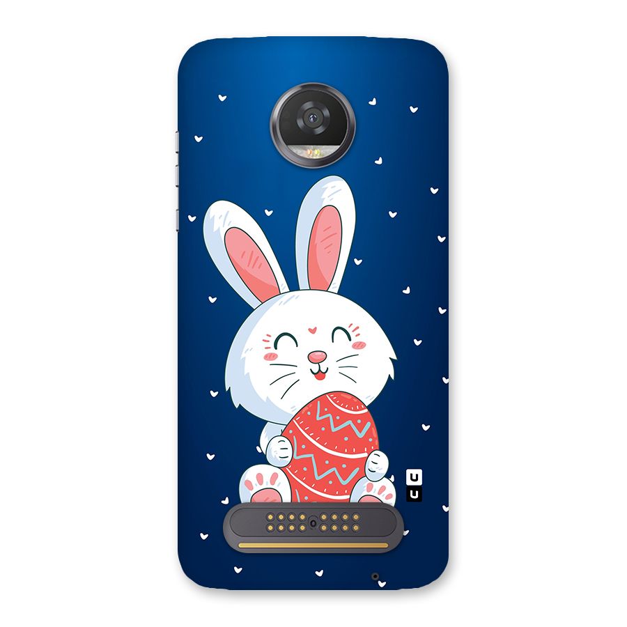Happy Festive Bunny Back Case for Moto Z2 Play