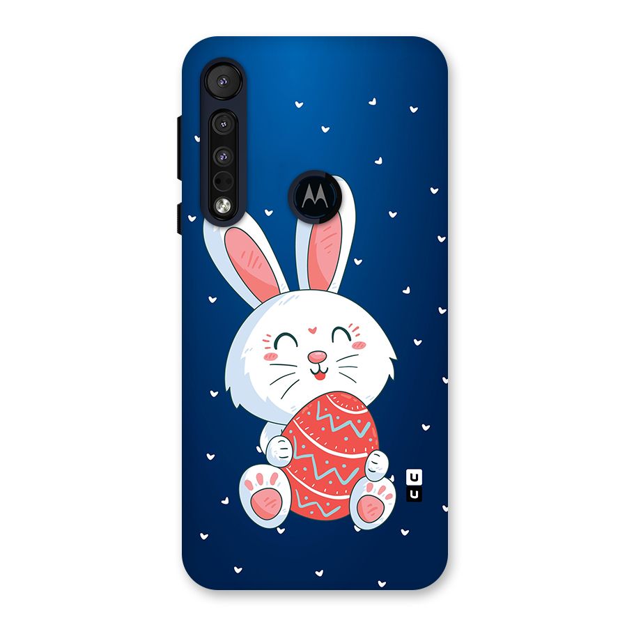 Happy Festive Bunny Back Case for Motorola One Macro