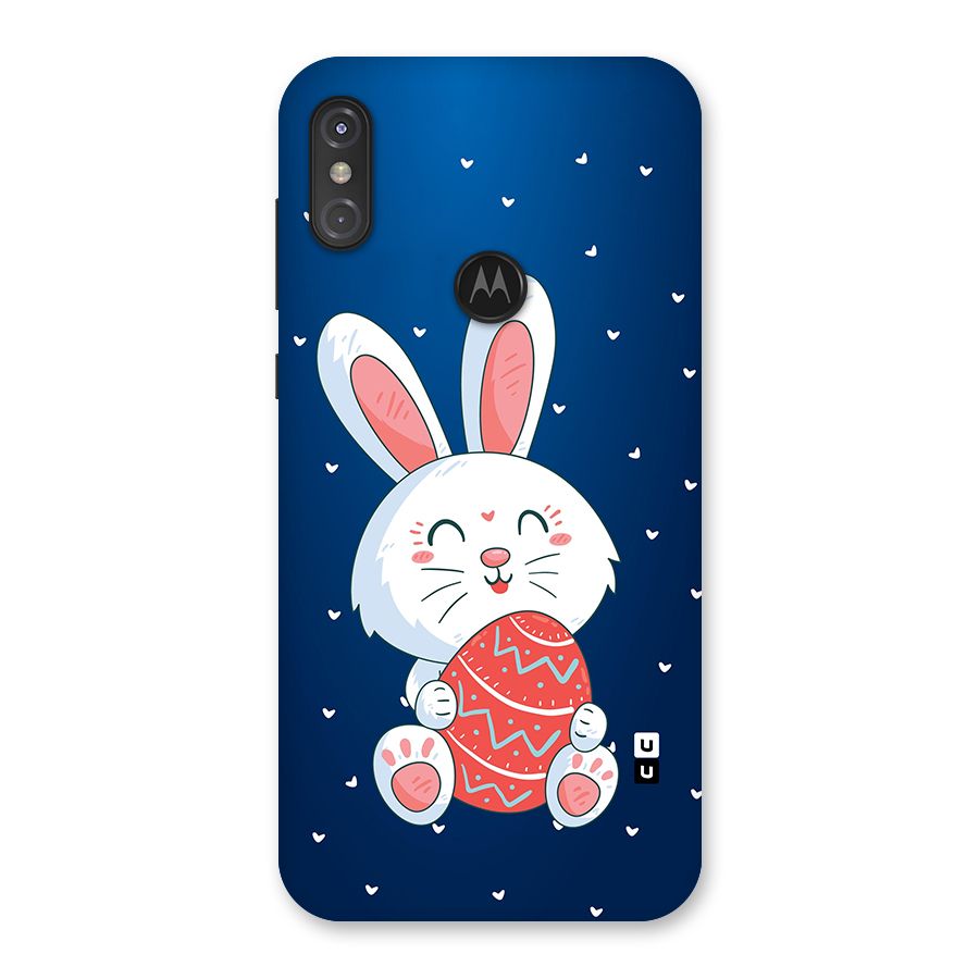 Happy Festive Bunny Back Case for Motorola One Power
