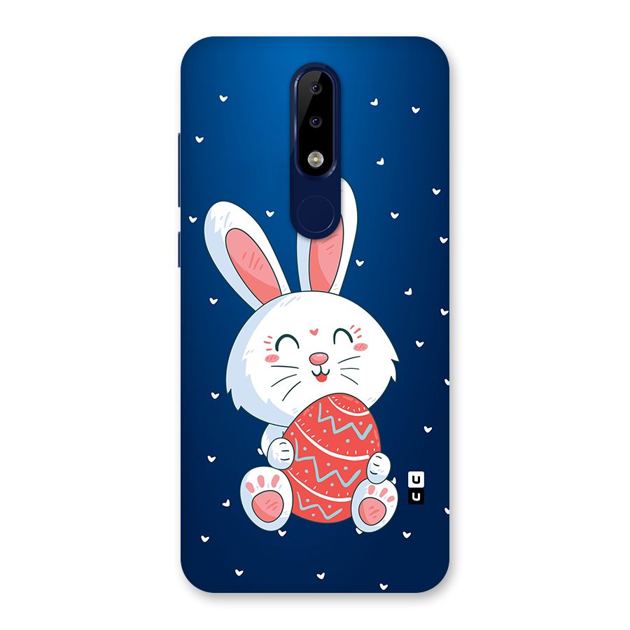 Happy Festive Bunny Back Case for Nokia 5.1 Plus
