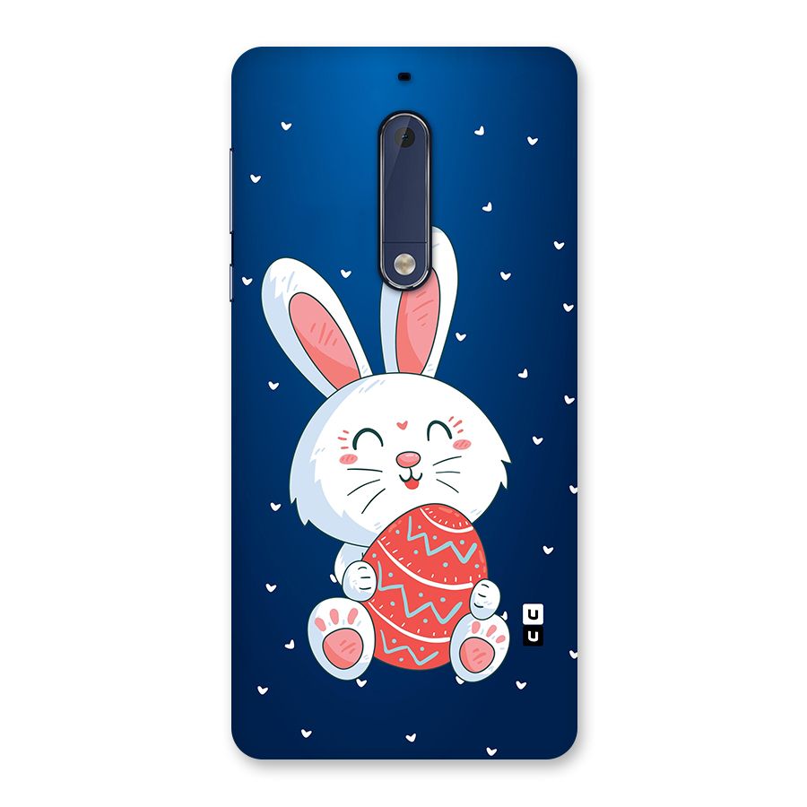 Happy Festive Bunny Back Case for Nokia 5