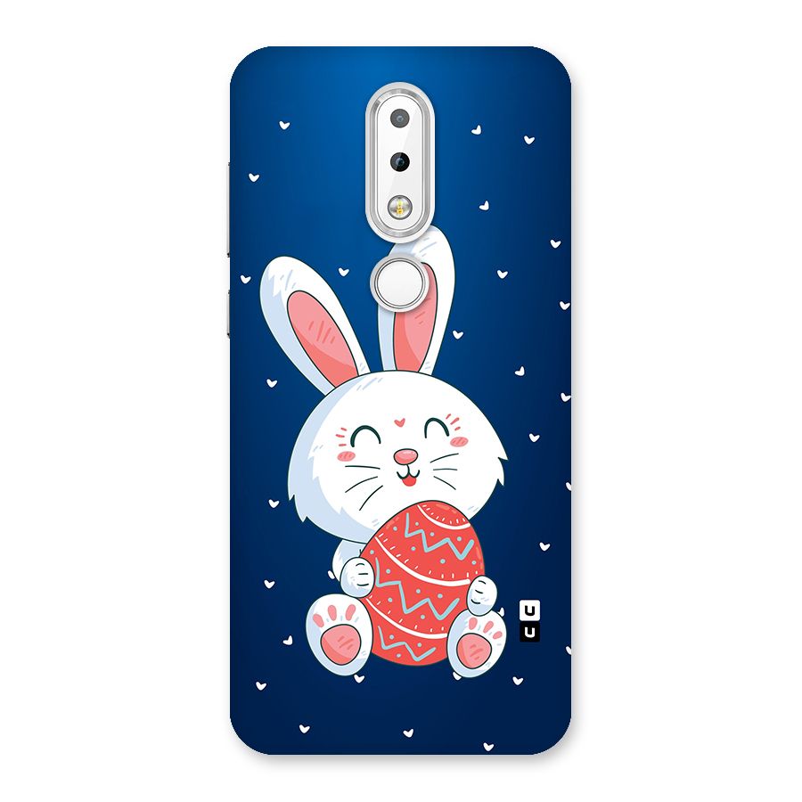 Happy Festive Bunny Back Case for Nokia 6.1 Plus