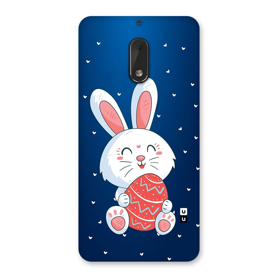Happy Festive Bunny Back Case for Nokia 6