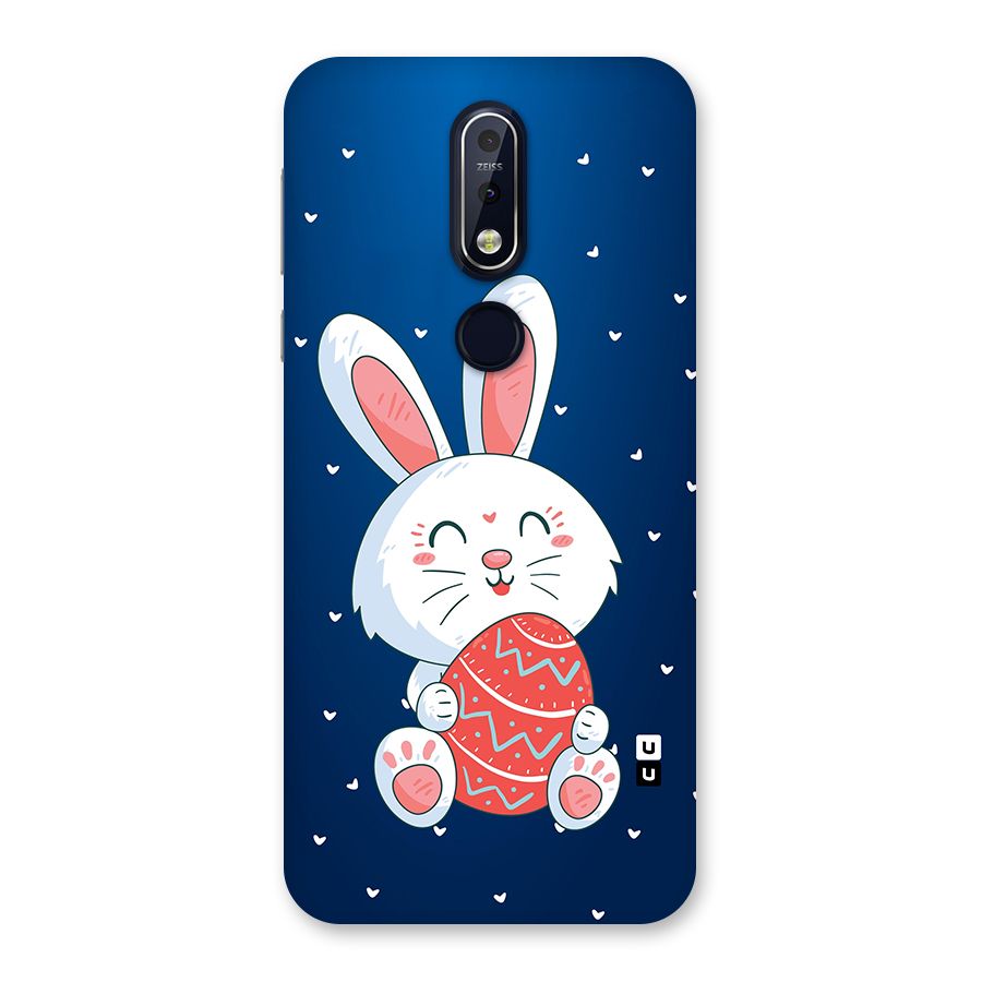 Happy Festive Bunny Back Case for Nokia 7.1
