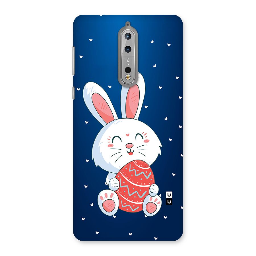 Happy Festive Bunny Back Case for Nokia 8