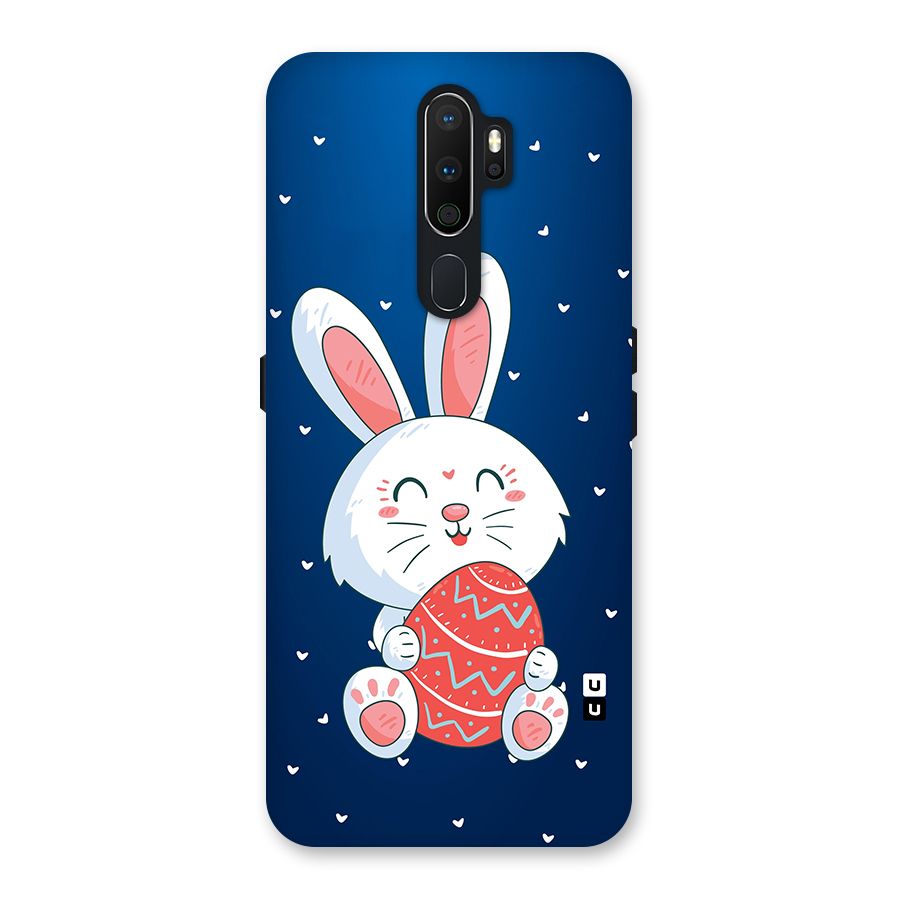Happy Festive Bunny Back Case for Oppo A5 (2020)