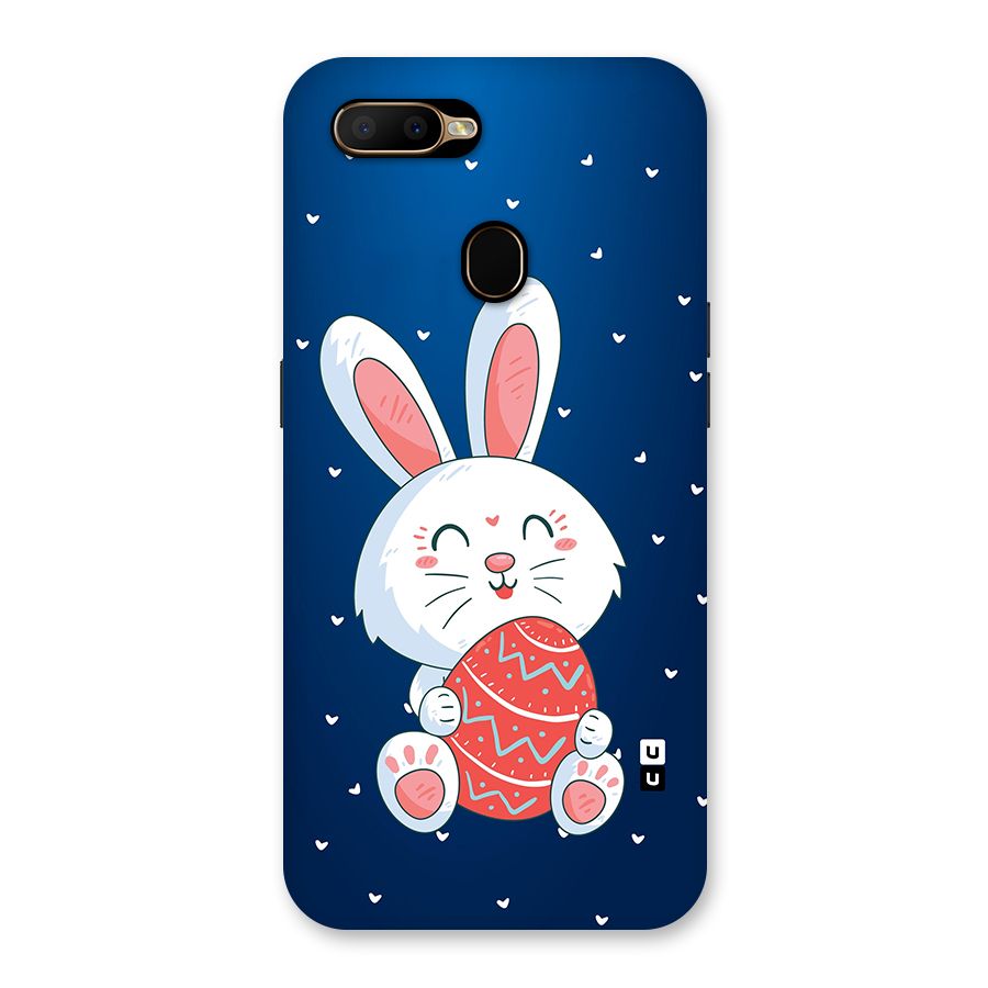 Happy Festive Bunny Back Case for Oppo A5s