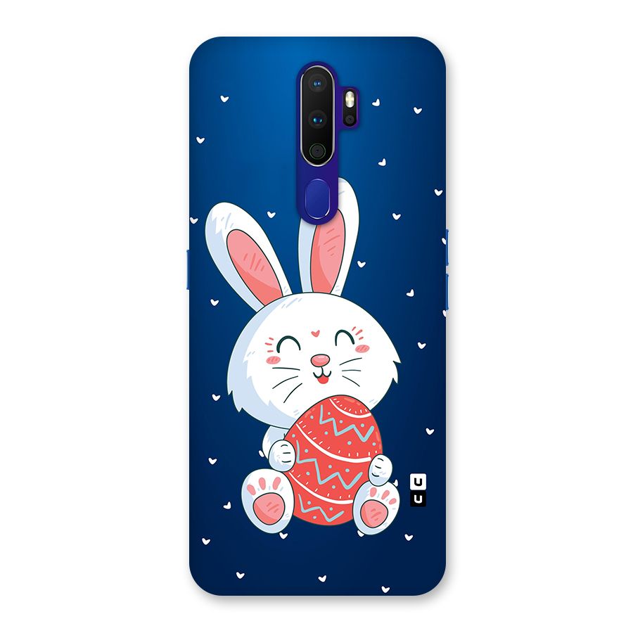Happy Festive Bunny Back Case for Oppo A9 (2020)