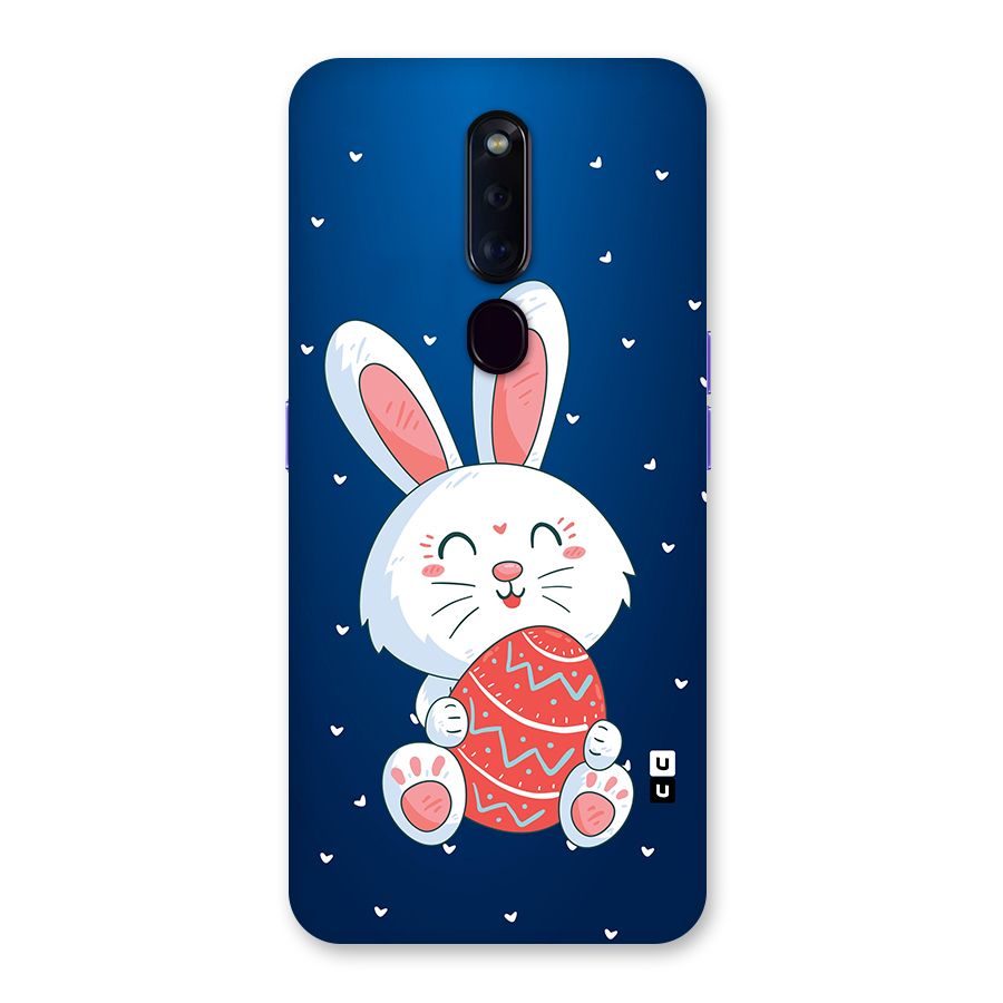Happy Festive Bunny Back Case for Oppo F11 Pro