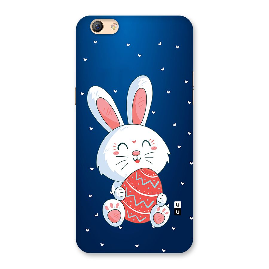 Happy Festive Bunny Back Case for Oppo F3 Plus