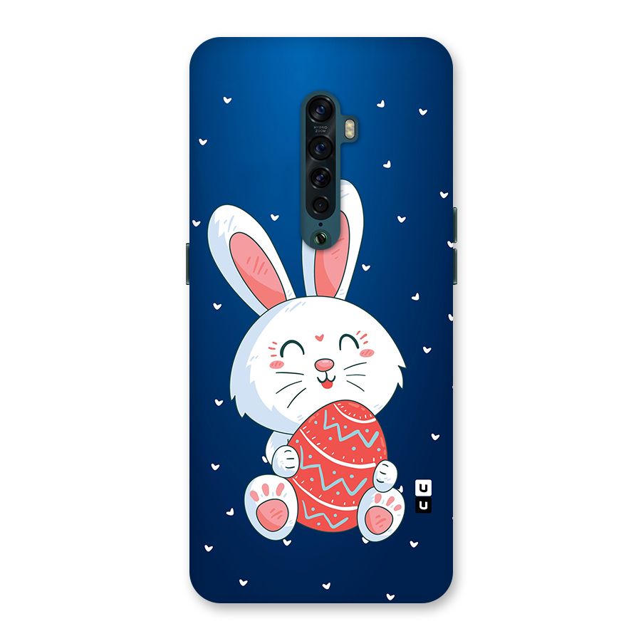 Happy Festive Bunny Back Case for Oppo Reno2