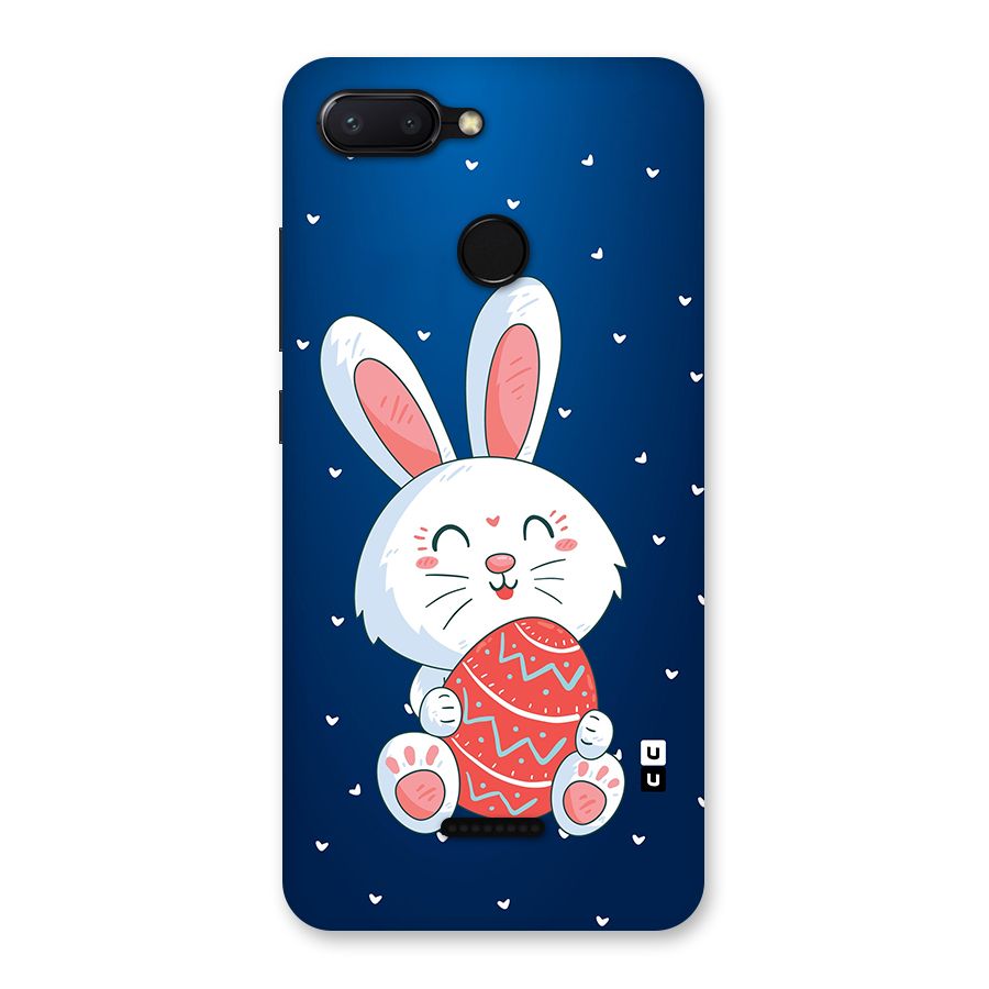Happy Festive Bunny Back Case for Redmi 6