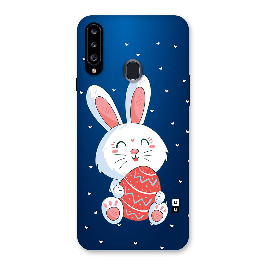 Happy Festive Bunny Back Case for Samsung Galaxy A20s