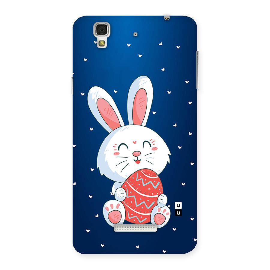 Happy Festive Bunny Back Case for YU Yureka Plus