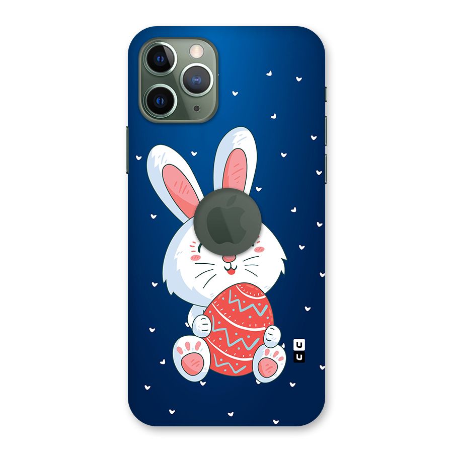 Happy Festive Bunny Back Case for iPhone 11 Pro Logo  Cut
