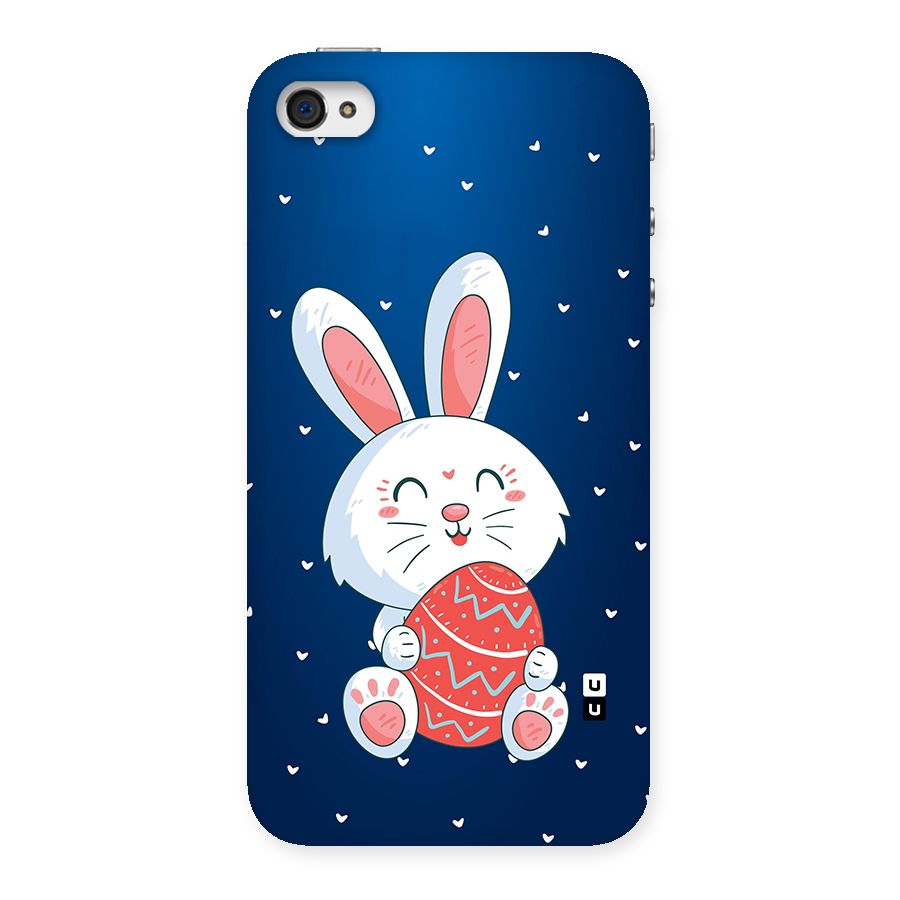 Happy Festive Bunny Back Case for iPhone 4 4s
