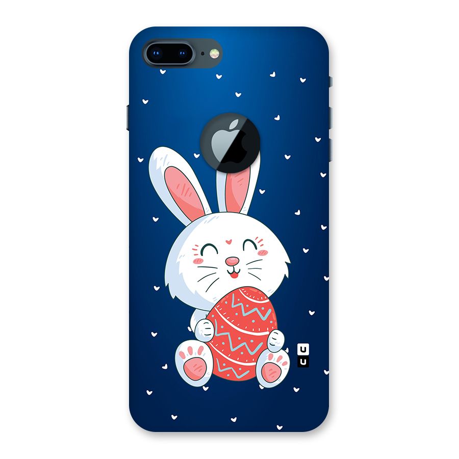 Happy Festive Bunny Back Case for iPhone 7 Plus Logo Cut