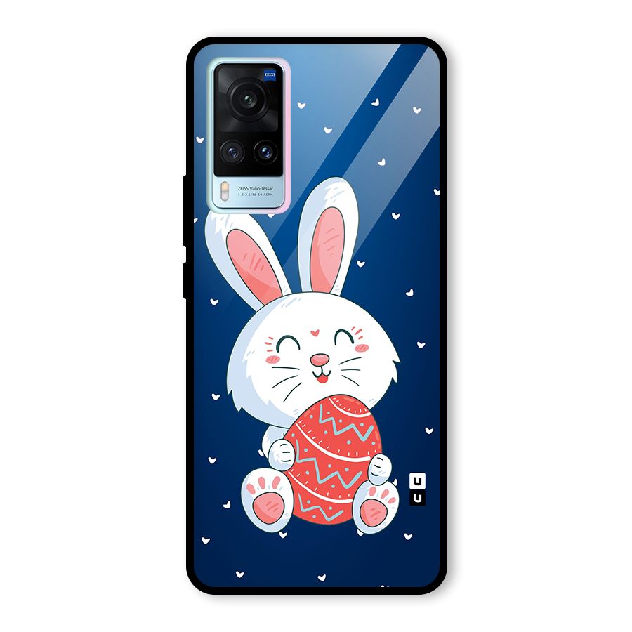 Happy Festive Bunny Glass Back Case for Vivo X60