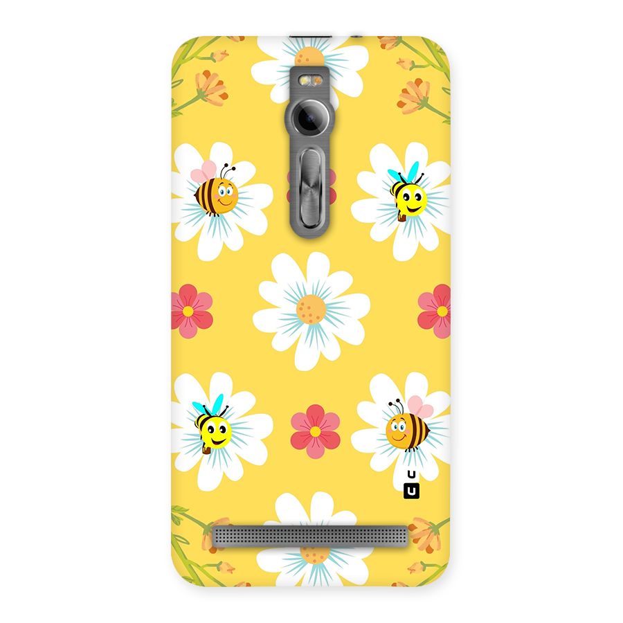 Happy Flowers Back Case for Asus Zenfone 2