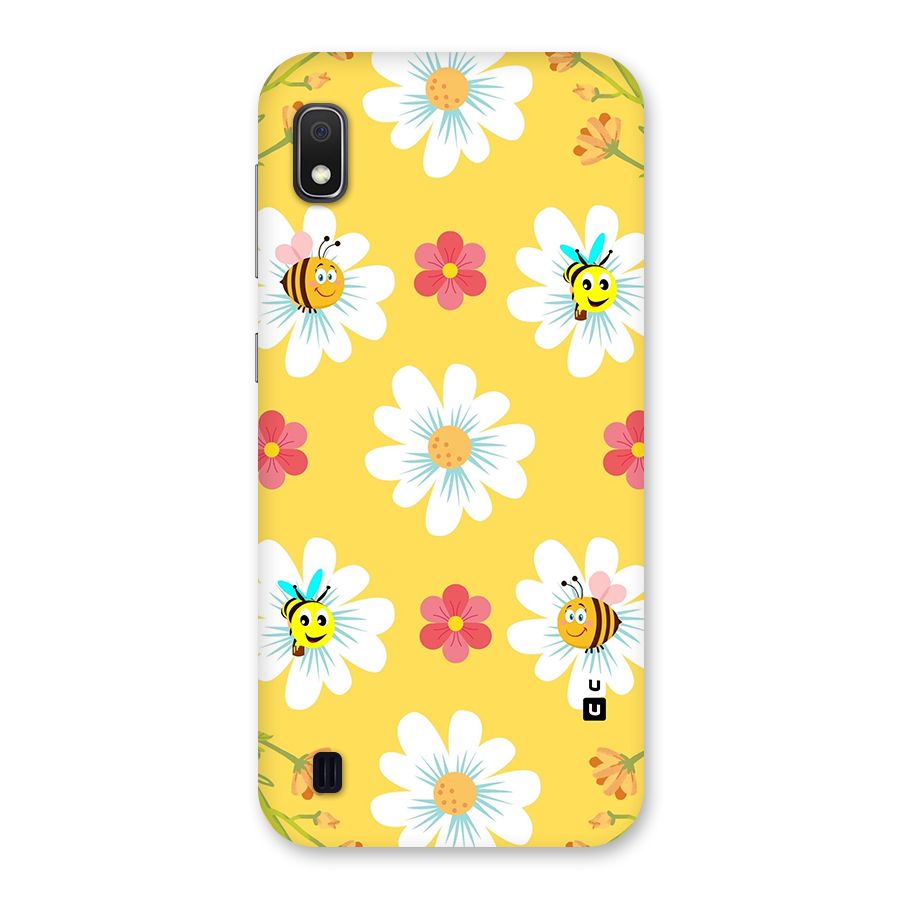 Happy Flowers Back Case for Galaxy A10