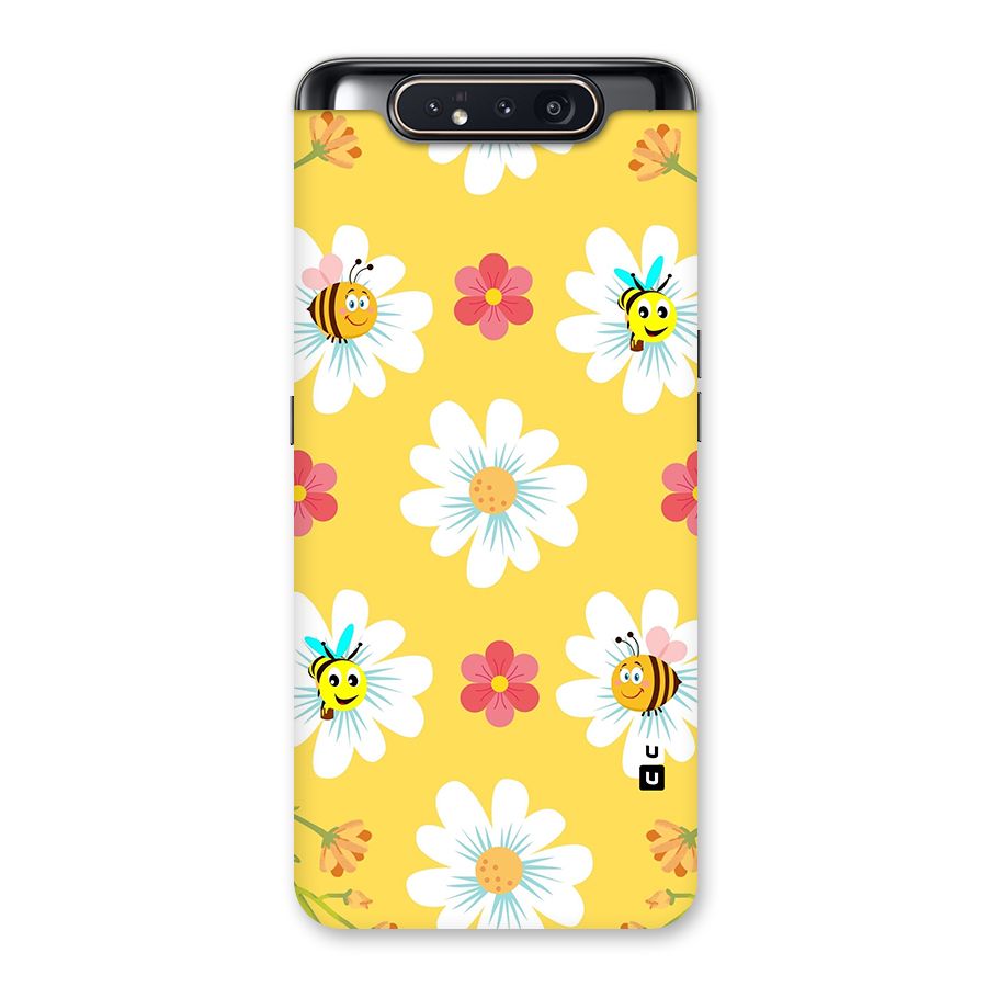 Happy Flowers Back Case for Galaxy A80