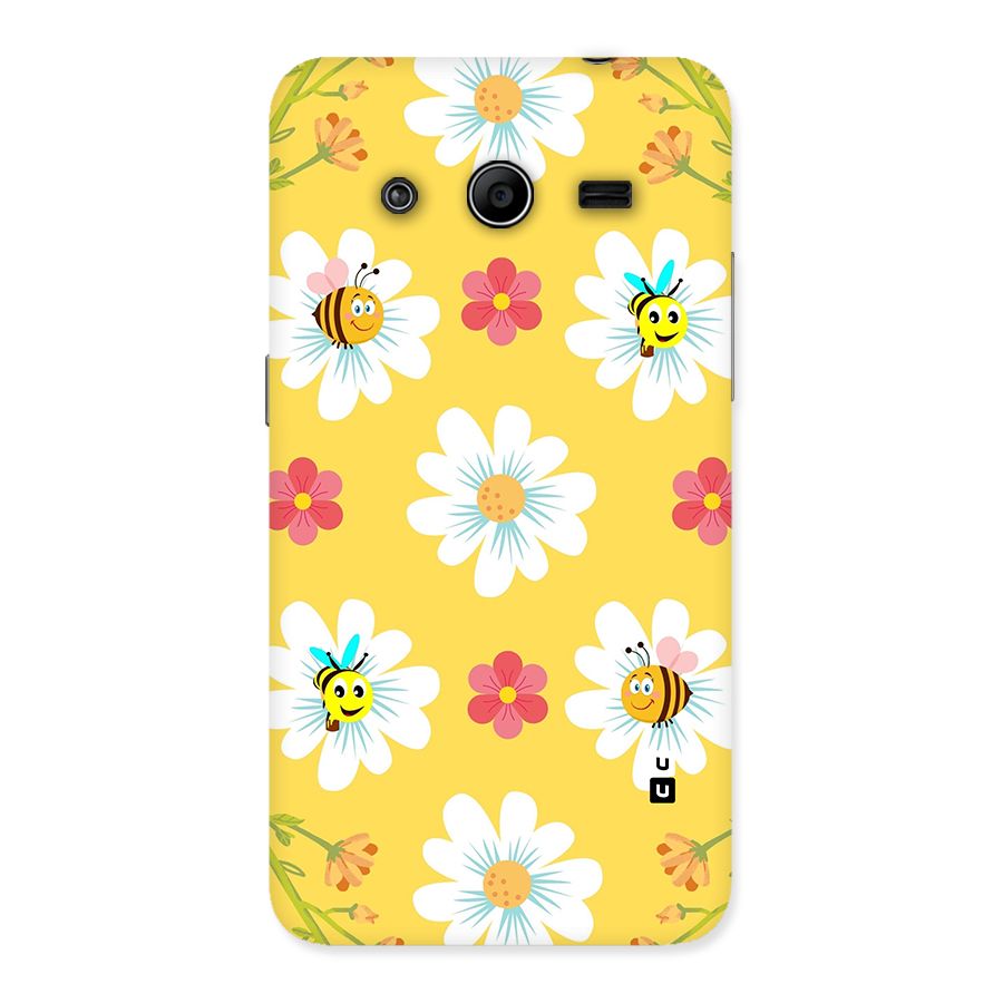 Happy Flowers Back Case for Galaxy Core 2