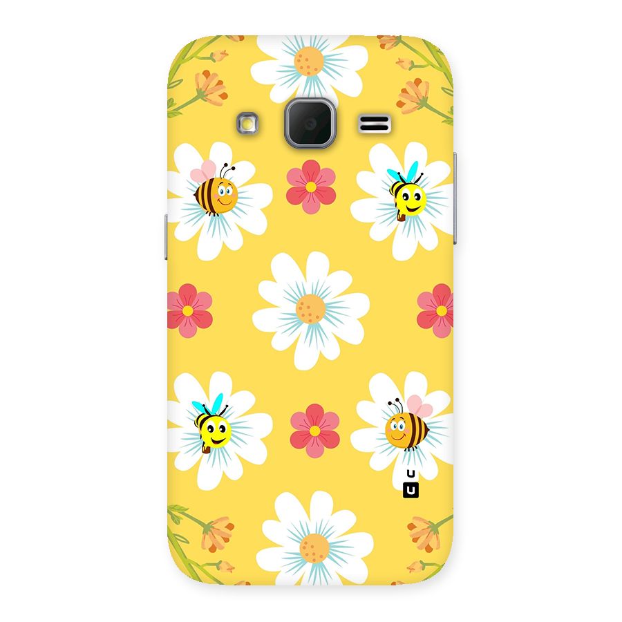 Happy Flowers Back Case for Galaxy Core Prime