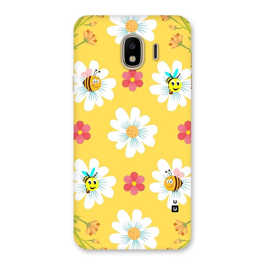 Happy Flowers Back Case for Galaxy J4
